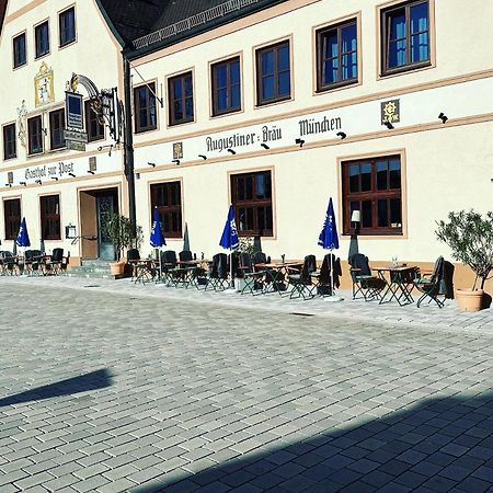 Gasthof Zur Post Wolnzach Eksteriør bilde