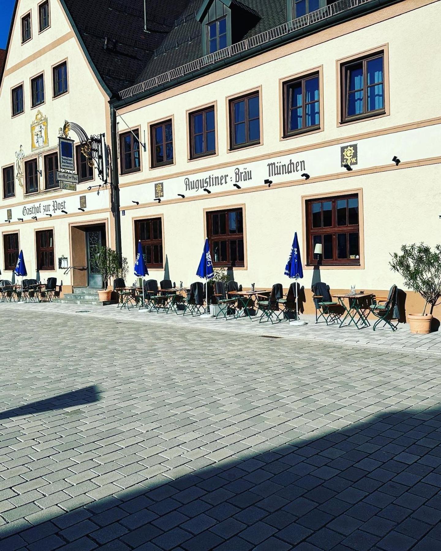 Gasthof Zur Post Wolnzach Eksteriør bilde