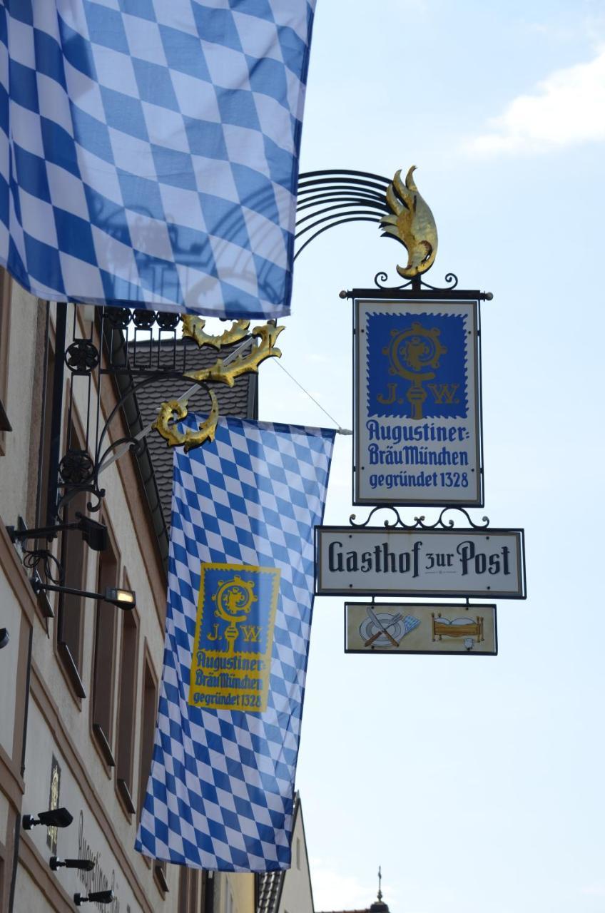 Gasthof Zur Post Wolnzach Eksteriør bilde