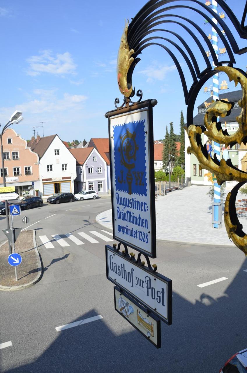 Gasthof Zur Post Wolnzach Eksteriør bilde